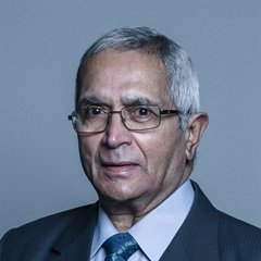 Portrait of Lord Dholakia
