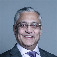 Portrait of Lord Patel of Bradford