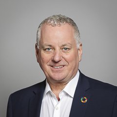 Portrait of Lord McConnell of Glenscorrodale